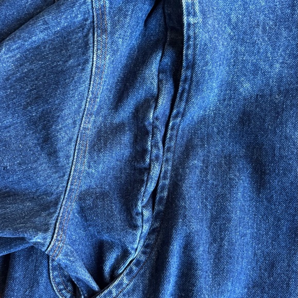 Vintage 90s Polo Ralph Lauren Dungaree Denim Jacket Jean Men’s Med Made In USA - Picture 9 of 10